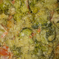 El cooksnap de Yessy Huerta cuando hizo Pasta con crema /quesoBrócoli y zanahorias.