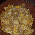 El cooksnap de Daniel cuando hizo Totopos con huevo; para cena o desayuno.