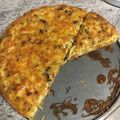 El cooksnap de M. Angelica Oberpaur cuando hizo Quiche de pollo con verduras.