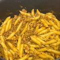 El cooksnap de Mónica cuando hizo Macarrones con salsa boloñesa italiana.