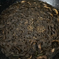 El cooksnap de Patrícia cuando hizo Arroz negro con calamares y salsa alioli.