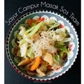 Cooksnap Nur Azliani Amer semasa beliau membuat Sayur Campur Masak Sos Tiram.