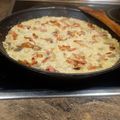 El cooksnap de kotxy83 cuando hizo Risotto de setas y gambas con crujiente de ibérico y parmesano.