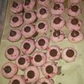 Deanna Giuliani 's cooksnap of when they made Cherry Chocolate Kiss Cookies.