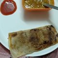 Sanaya Sharma's cooksnap of when they made Rava Masala Dosa.