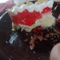 El cooksnap de Mica Nahuelquir cuando hizo Tarta de frutillas.