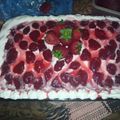 El cooksnap de Zoigel María Peralta cuando hizo Torta tres leches con fresas.