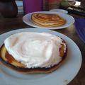 El cooksnap de Maria Laura Sanchez cuando hizo Pancakes americanos.