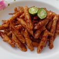 Cooksnap dari Intan Triani untuk resep Kacang umpet pedas manis daun jeruk