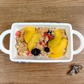 liarra's cooksnap of when they made Peanut Butter, Peach & Berry Baked Oats.