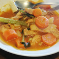 El cooksnap de Jose Abel Arechiga cuando hizo Caldo de Pollo con Espinacas y Verduras.