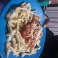 El cooksnap de Lari Espindola cuando hizo Tallarines caseros .