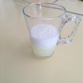 El cooksnap de Keiji cuando hizo Pisco sour.