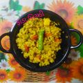 Saroj Shah's cooksnap of when they made મિક્સ દાળ અને ધંઉના ફાડાની ખીચડી (Mix Dal Wheat Fada Khichdi Recipe In Gujarati).
