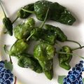 El cooksnap de Raquel Alonso cuando hizo Pimientos del Padrón al microondas con Lékué.