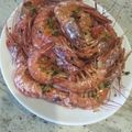 El cooksnap de Mariví GH cuando hizo Gambón al horno con ajo y perejil.