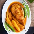 Bipasha Ismail Khan's cooksnap of when they made বোয়াল মাছের ঝাল (boyal maacher jhaal recipe in Bengali).