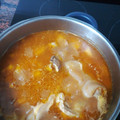 El cooksnap de Irene cuando hizo Potaje de garbanzos con rabo de cerdo.