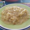 El cooksnap de Jesus Carranza cuando hizo Coles de bruselas con crema de mandarinas.