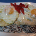 El cooksnap de Disfruta cocinando con Fernando cuando hizo Huevos fritos con gulas alegres.