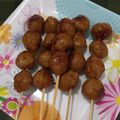 Cooksnap dari Ratri Pramafitrasari untuk resep Bakso bakar teflon