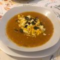 Cooksnap de Joana Martins quando cozinhou Sopa de abóbora assada com especiarias e ovo cozido picado.