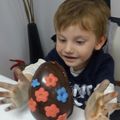 El cooksnap de Pau Fe cuando hizo Huevos de Pascua.