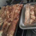 El cooksnap de Tania Cardo cuando hizo Canelones de pollo y acelga.