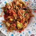 El cooksnap de Elizabeth Ramos cuando hizo Pasta con beicon para principiantes.