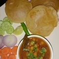 Rakhee Rathi's cooksnap of when they made Chole Bhature.
