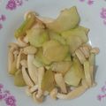 Cooksnap của Cau Hai khi họ làm theo món Su su xào nấm
