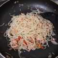 Cooksnap dari yulia aziza untuk resep Spaghetti Salmon Aglio Olio