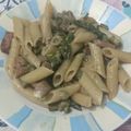El cooksnap de Mica Ramelo cuando hizo Pasta y espárragos.