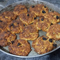 El cooksnap de Jessica Falero cuando hizo Galletas de avena, pasas, coco, banana 🍌 sin harina, sin huevo ni leche 🌱 vegana.