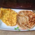 Somi Ali's cooksnap of when they made Egg 🥚 paratha.