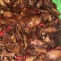 Cooksnap dari tufailaisy untuk resep Cumi Saus Padang