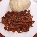Joyce Ng'ong'a's cooksnap of when they made Chillieinfused omena wet fry with stirfried vegs @ugali#pmakers.