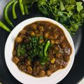 chef Nidhi Bole's cooksnap of when they made અમૃતસરી છોલે (Amritsari Chhole Recipe In Gujarati).