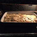El cooksnap de Santib cuando hizo Canelones rellenos de marisco con salsa.