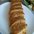 El cooksnap de estela cuando hizo Hojaldre relleno de solomillo, york, bacon y queso.