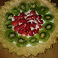 El cooksnap de Nati cuando hizo Tarta de frutillas con crema Chantilly.