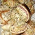 El cooksnap de Jesica Gonzalez cuando hizo Tarta arrollada de jamón, queso y huevo (pascualina).