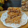 Cooksnap dari ❤️Bunda Lia❤️ untuk resep Ting-Ting Kacang Wijen (Nougat Kacang Wijen)