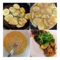 El cooksnap de Gabriela Diez cuando hizo Tortilla francesa con calabacín blanco del huerto.