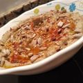 El cooksnap de Salima cuando hizo Baba Ganoush (Paté de berenjenas).