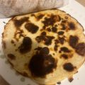 El cooksnap de Damarys Retamal cuando hizo Panqueques con manjar, mermelada, y nueces (apto para diabéticos).
