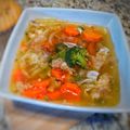 CookingCurious's cooksnap of when they made (INSTAPOT RECIPE) BEEF SOUP AND VEGGIES KID'S FAVOURITE.