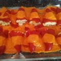 El cooksnap de Belen Rivas cuando hizo Pimientos de piquillo rellenos de bacalao.