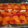 El cooksnap de Belen Rivas cuando hizo Pimientos de piquillo rellenos de bacalao.