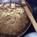 El cooksnap de Waleska Ortega Urrutia cuando hizo Pollo con fideo y "salsa blanca".
